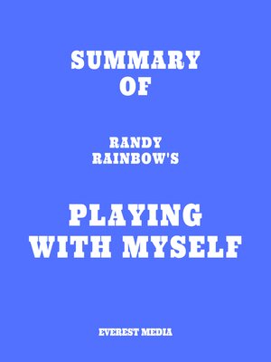 cover image of Summary of Randy Rainbow's Playing with Myself